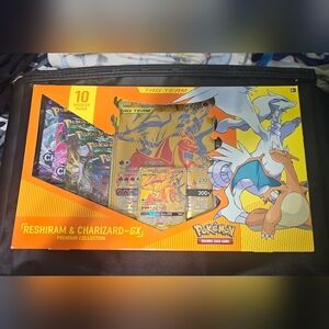 Pokemon TCG Reshiram & Charizard-GX Sealed Premium Collection Box